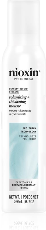 Nioxin Density Defend Styling Volumizing spuma pentru păr cu volum 200 ml