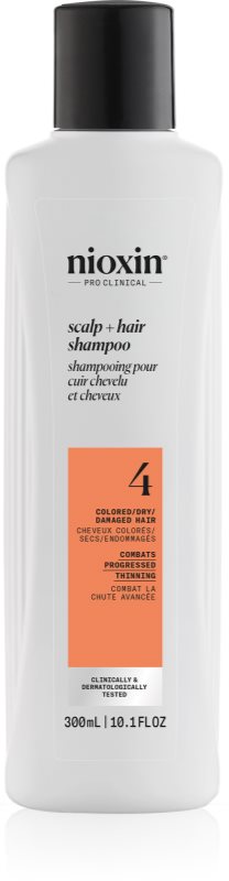 Nioxin System 4 Scalp + Hair Shampoo sampon delicat pentru par vopsit si deteriorat