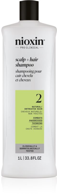 Nioxin System 2 Scalp + Hair Shampoo șampon impotriva subtierii parului 1000 ml