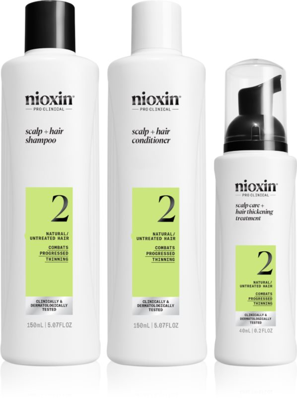 Nioxin System 2 set cadou pentru parul subtiat 3 buc