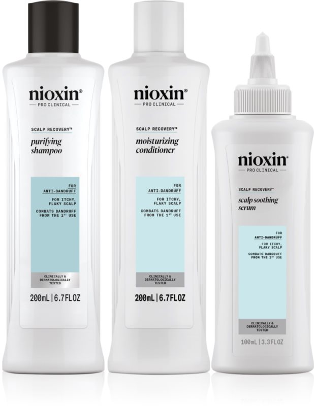 Nioxin Scalp Recovery set cadou anti matreata 3 buc