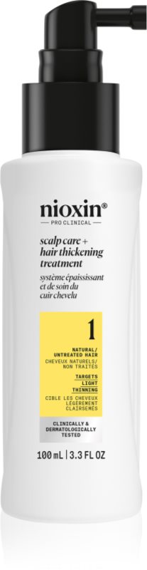 Nioxin System 1 Scalp + Hair Thickening Treatment ser pentru cresterea densitatii parului si protectie impotriva ruperii 100 ml