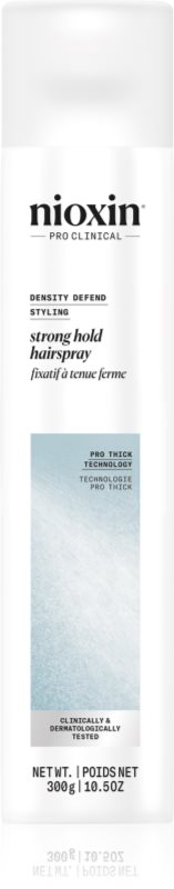 Nioxin Density Defend  Styling Strong Hold Hairspray fixativ pentru un volum perfect 300 ml