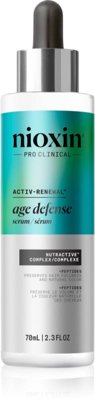 Nioxin Age defense Serum ser hidratant pentru frumusețea părului și a pielii 70 ml