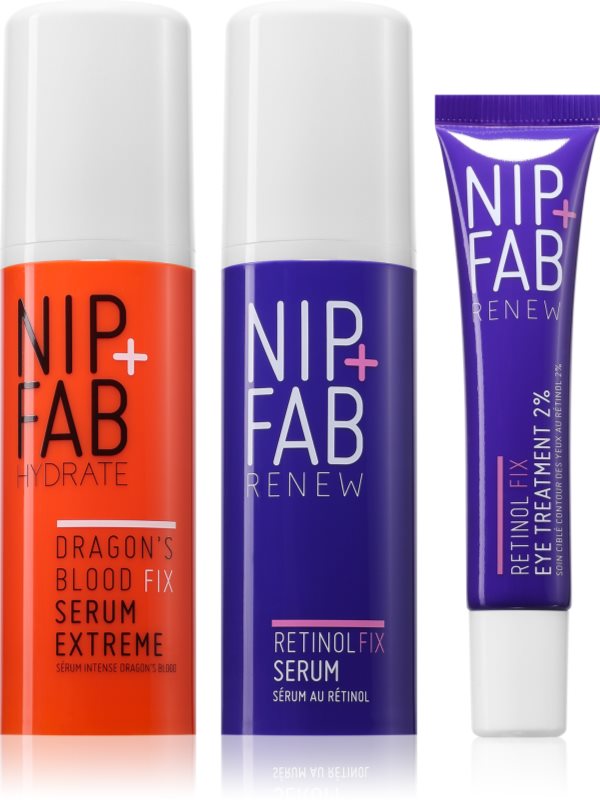 NIP+FAB Retinol Fix Bundle set pentru îngrijirea tenului