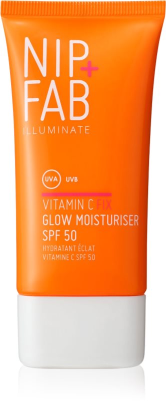 NIP+FAB Vitamin C Fix Glow Moisturiser cremă de față iluminatoare SPF 50 50 ml