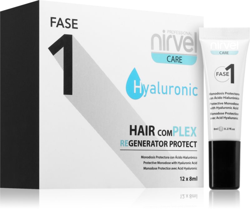 Nirvel Fase 1 Ingrijire protectoare pentru par deteriorat 12x8 ml