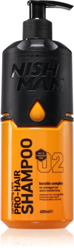 Nish Man Professional șampon pentru păr pentru bărbați 400 ml