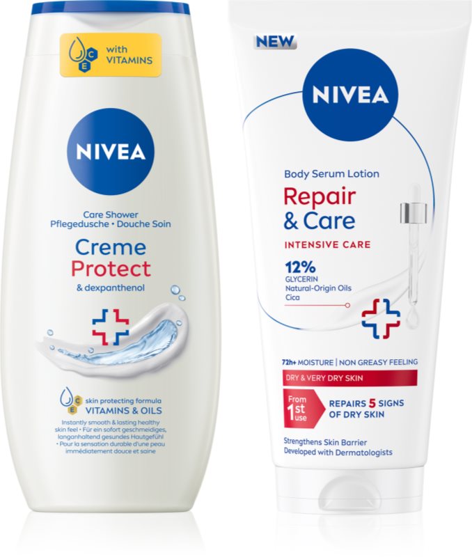 NIVEA Creme Protect set pentru piele uscata