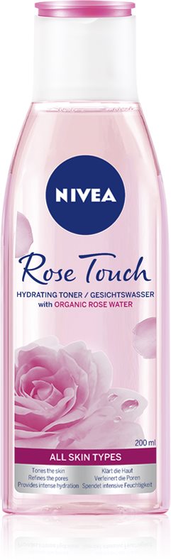 NIVEA Rose Touch lotiune hidratanta pentru fata 200 ml