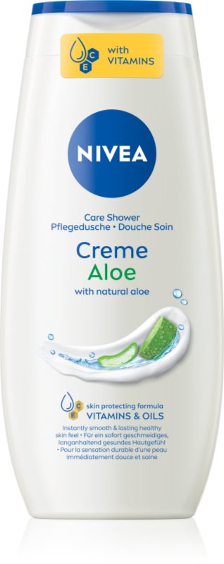 NIVEA Creme Aloe gel calmant pentru dus 250 ml