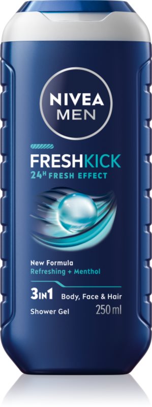 NIVEA MEN Fresh Kick gel de duș pentru barbati 250 ml