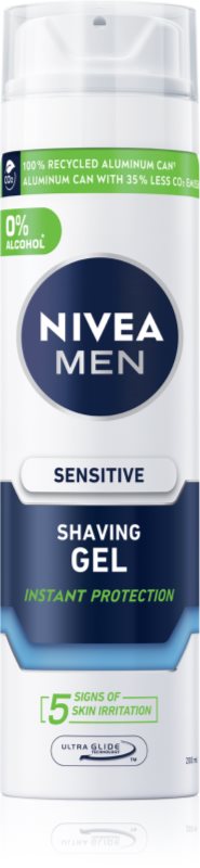 NIVEA MEN Sensitive gel pentru bărbierit 200 ml