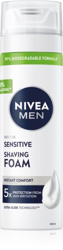 NIVEA MEN Sensitive spumă pentru bărbierit pentru barbati