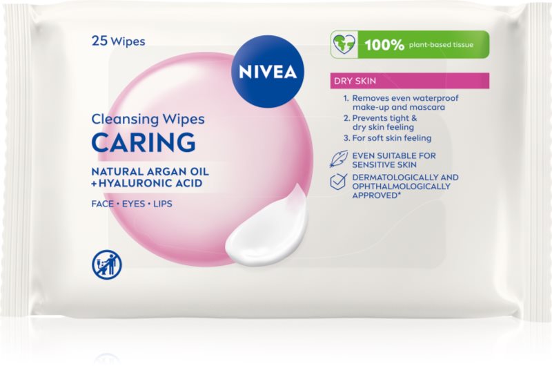 NIVEA Face Cleansing servetele moi de curatare cu lapte de migdale 25 buc
