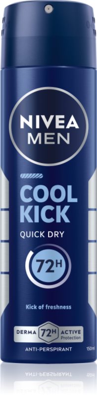 NIVEA MEN Cool Kick spray anti-perspirant pentru barbati 150 ml