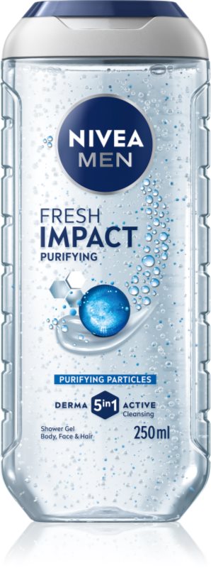 NIVEA MEN Pure Impact gel de duș pentru barbati 250 ml
