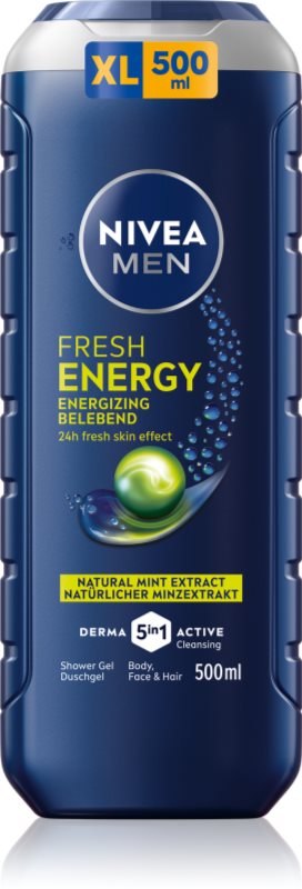 NIVEA MEN Fresh Energy gel de duș pentru barbati