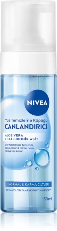 NIVEA Refreshing spuma de curatare pentru piele normală și mixtă 150 ml