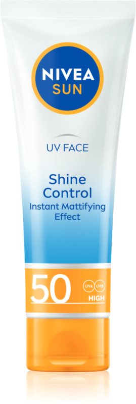 NIVEA SUN UV FACE crema de piele ușor liniștitoare plaja SPF 50 50 ml