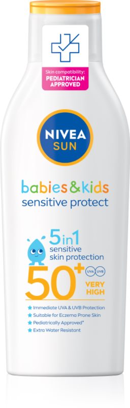 NIVEA SUN Kids lapte de soare pentru copii SPF 50+ 200 ml