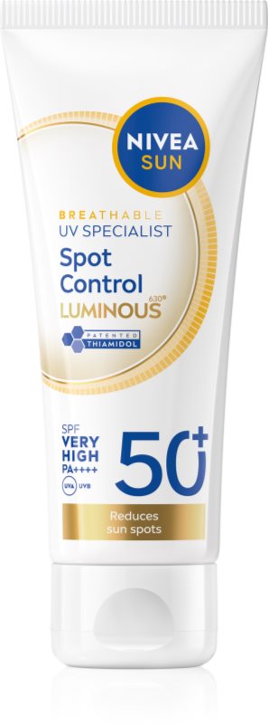 NIVEA SUN Luminous 630 lotiune tonica impotriva petelor SPF 50+ 40 ml
