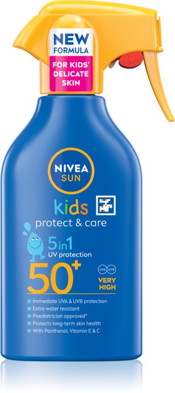 NIVEA SUN Kids spray pentru protectie solara pentru copii SPF 50+ 250 ml