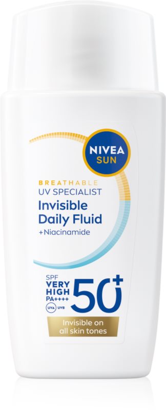 NIVEA SUN Invisible Daily Fluid fluid protecție SPF 50+ 40 ml