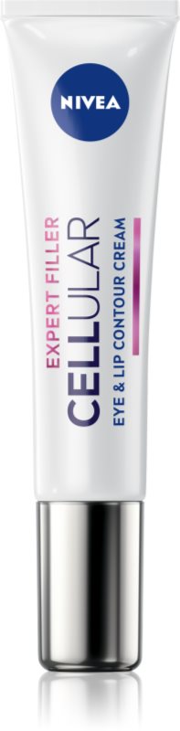 NIVEA Cellular Expert Filler Crema de fermitate pentru conturul ochilor si a buzelor cu acid hialuronic 15 ml