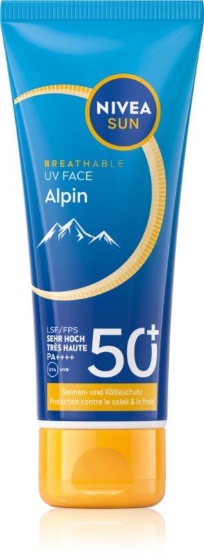 NIVEA SUN Alpin lotiune tonica impotriva frigului si a vantului SPF 50+ 40 ml