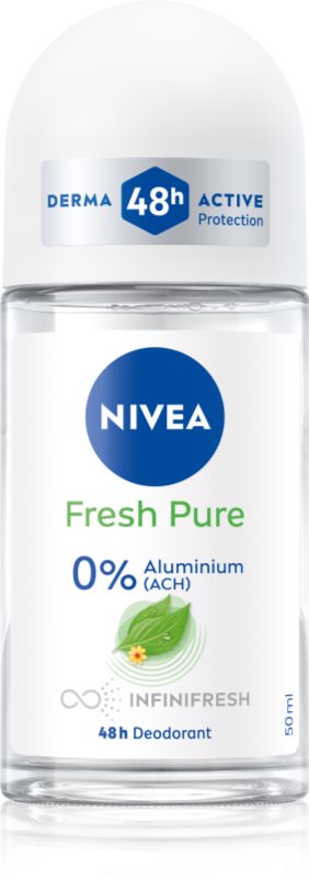 NIVEA Fresh Pure Deodorant roll-on 48h 50 ml