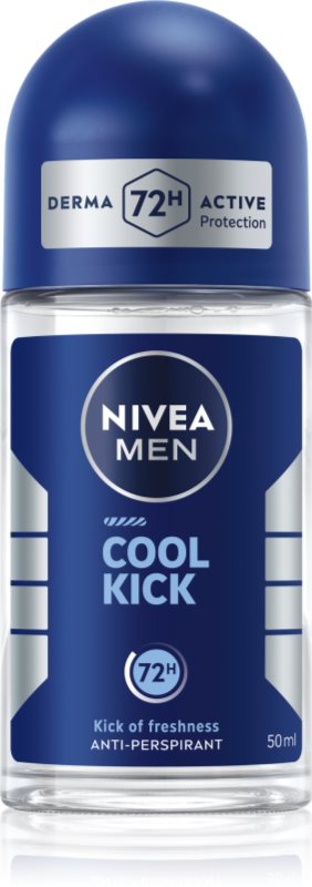 NIVEA MEN Cool Kick deodorant roll-on antiperspirant pentru barbati 50 ml