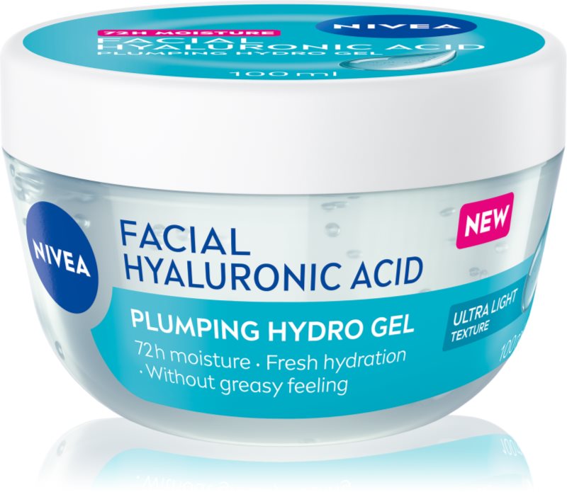 NIVEA Facial Plumping Hydro Gel gel hidratant facial cu acid hialuronic 100 ml