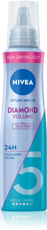 NIVEA Diamond Volume spuma pentru volum și strălucire 150 ml
