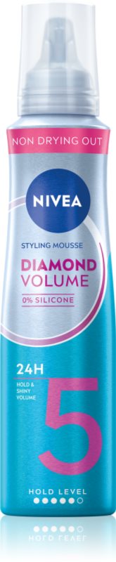 NIVEA Diamond Volume spuma pentru volum și strălucire 150 ml