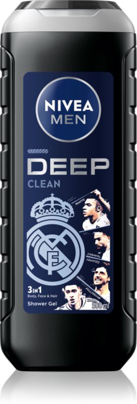 NIVEA MEN Real Madrid gel de dus hidratant 3 in 1 500 ml