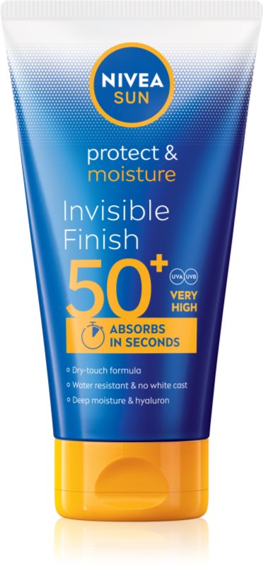 NIVEA SUN Protect & Moisture lotiune hidratanta cu acid hialuronic SPF 50+ 150 ml