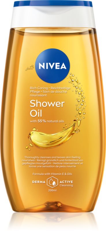 NIVEA Rich Care Ulei pentru dus hranitor 200 ml