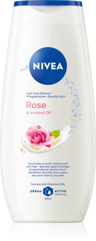 NIVEA Care & Roses gel calmant pentru dus 250 ml