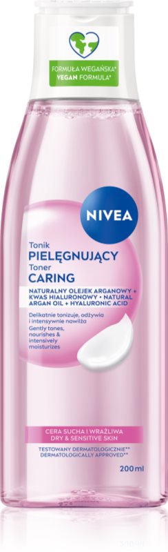 NIVEA Face Cleansing apa pentru curatarea tenului pentru piele uscata spre sensibila 200 ml