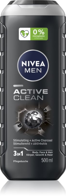 NIVEA MEN Active Clean gel de duș pentru barbati