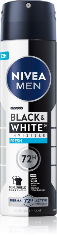 NIVEA MEN Invisible Black & White spray anti-perspirant