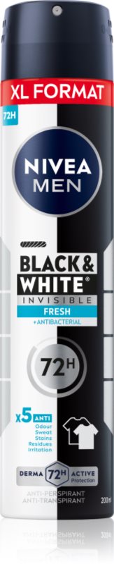 NIVEA MEN Black & White Fresh spray anti-perspirant