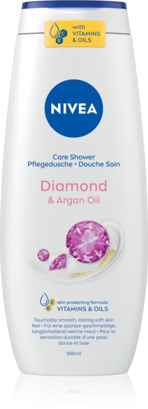NIVEA Diamond & Argan Oil gel calmant pentru dus
