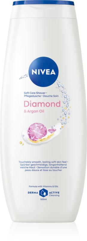 NIVEA Diamond & Argan Oil gel calmant pentru dus