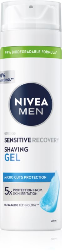 NIVEA MEN Sensitive gel pentru bărbierit pentru barbati 200 ml