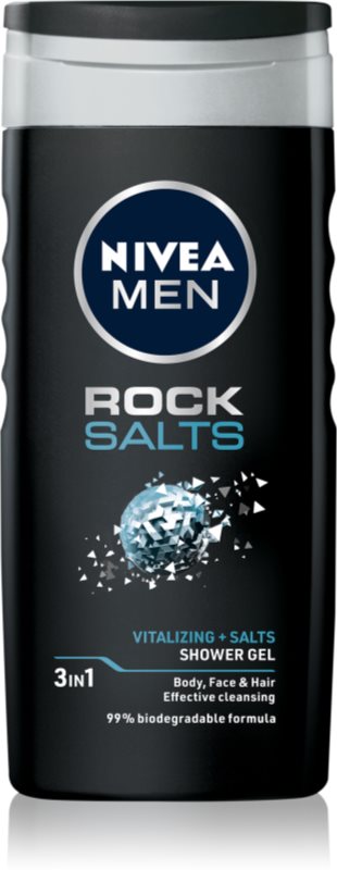 NIVEA MEN Rock Salt Gel de duș pentru bărbați 250 ml
