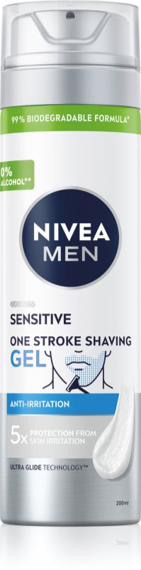 NIVEA MEN Sensitive gel de ras cu efect calmant 200 ml