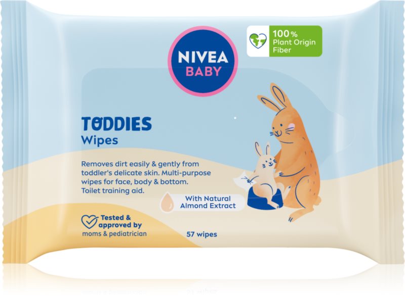 NIVEA BABY Toddies șervețele umede pentru copii 57 buc
