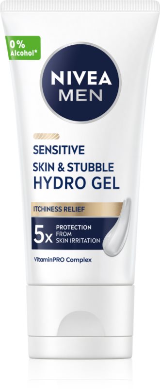 NIVEA MEN Sensitive crema gel pentru netezirea pielii pentru bărbați 50 ml